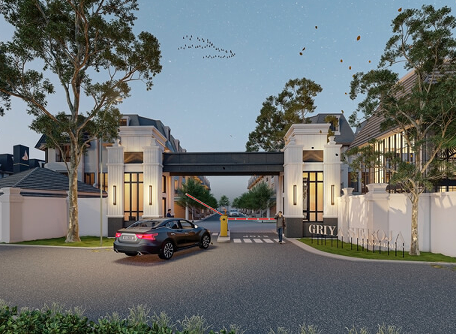 Luxury Townhouse Facade